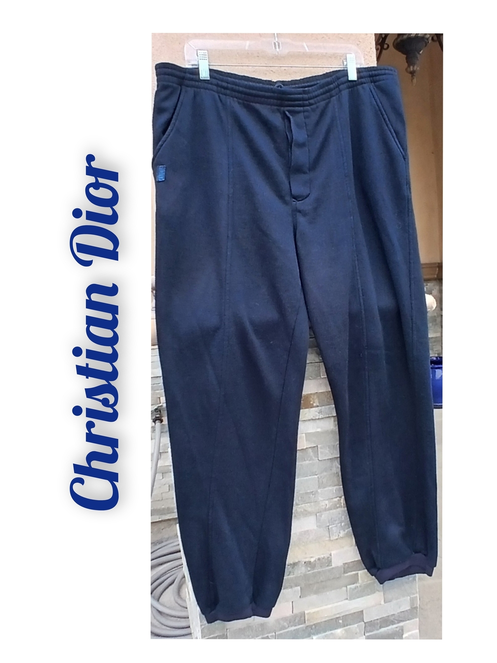 Christian Dior Navy Women's Track Pants WPL 6764 NOT SURE OF AUTHENTICATION